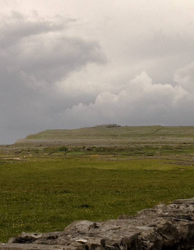 Dun Angus Fort in the distance. Unfortunately we didn't have enough time to visit it.