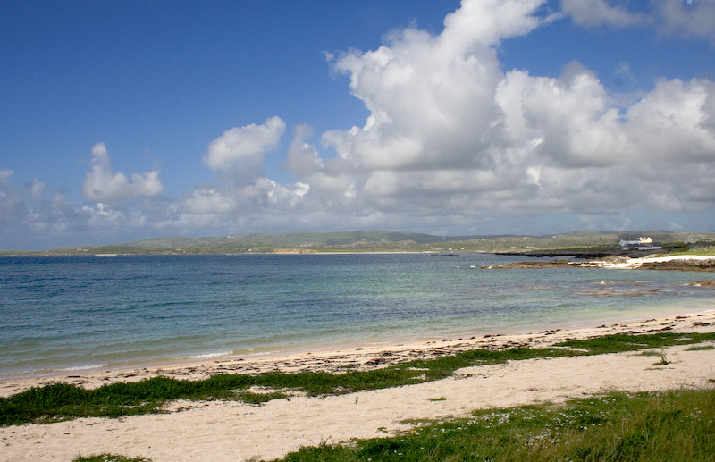 Beach on Ballyconneely Bay.