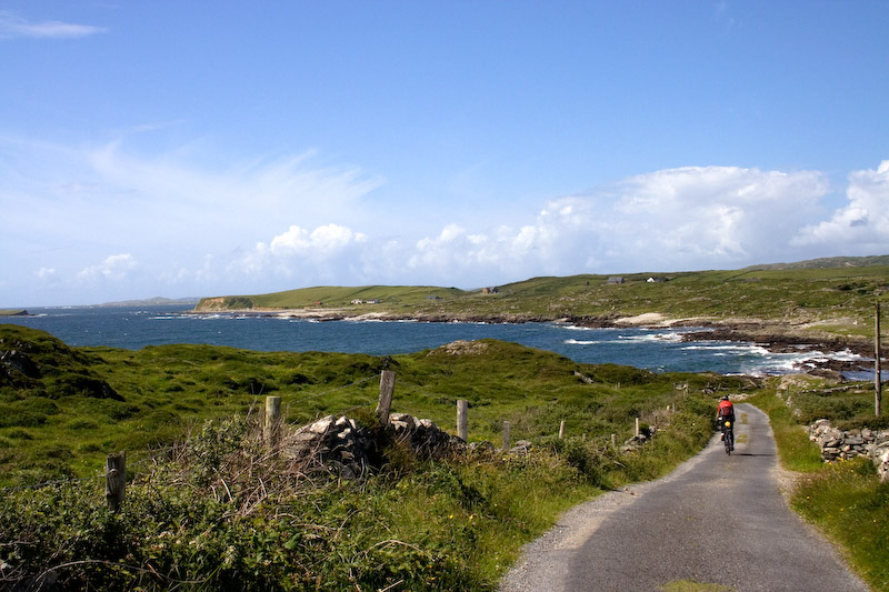 Fantastic cycling on quiet roads by the sea.