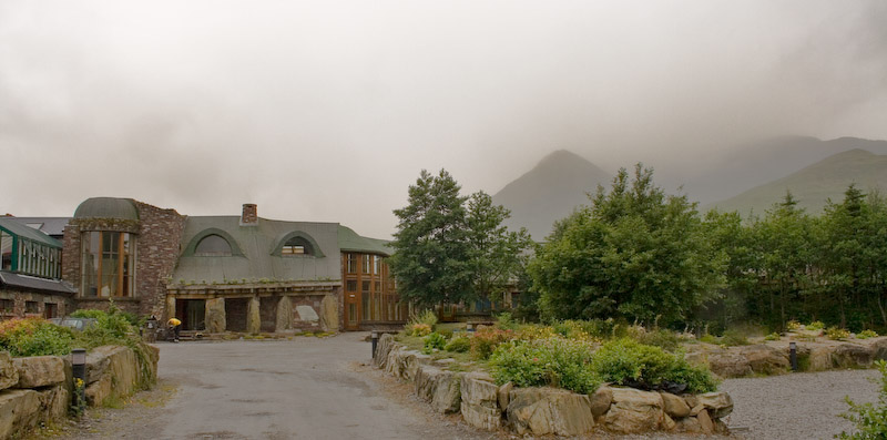 We were happy to arrive that night at the Delphi Spa Hotel - the steam bath and hot tub did us wonders after being cold and wet all day.