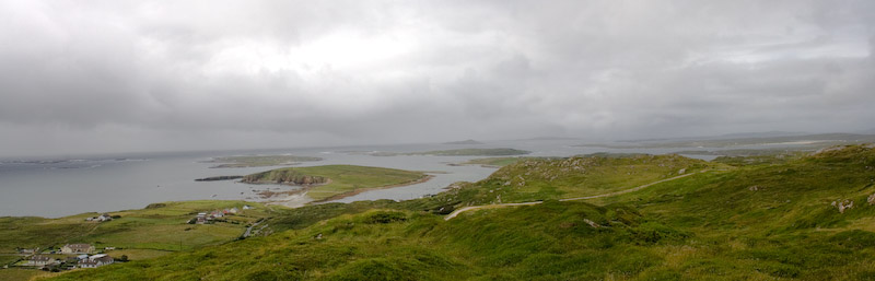 Sky Road summit panorama.