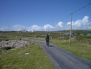 Typical Connemara road - there's two-way traffic on this (but not much, luckily).