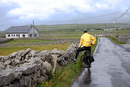 On Inishmore - cycling towards Dun Angus.