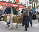 Participants in the Alcock & Brown parade in Clifden.