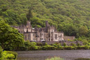 Closer view of Kylemore Abbey.