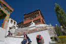 Climbing up to the Gompa