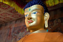 Large Buddha statue at Thiksey