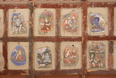 Some of the wall paintings
