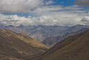 View of the Karakoram Range in Pakistan from the top of the Khardung La