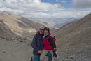 Us with the Karakoram behind us - scene of our meeting 10 years before!
