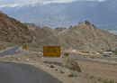 Ladakhis have a great sense of humor when it comes to road safety signs - first of 4
