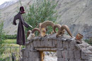 Ladakhi sign for a sheep enclosure.