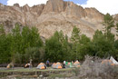 Camp 3 - riverside. 3400m - 11,600 ft.