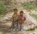Some local children say "Ju-lay" as we pass by.