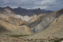 Looking back at the Zanskar Mountains.